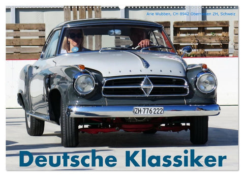 Deutsche Klassiker (Wandkalender 2026 DIN A2 quer), CALVENDO Monatskalender