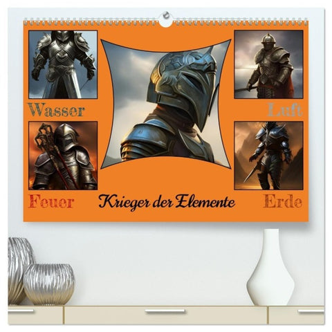Krieger der Elemente (hochwertiger Premium Wandkalender 2027 DIN A2 quer), Kunstdruck in Hochglanz