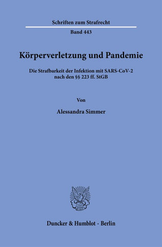 Körperverletzung und Pandemie