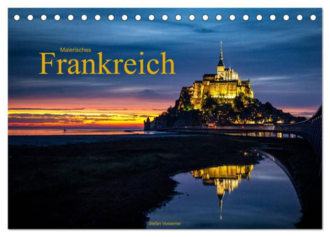Malerisches Frankreich (Tischkalender 2027 DIN A5 quer), CALVENDO Monatskalender