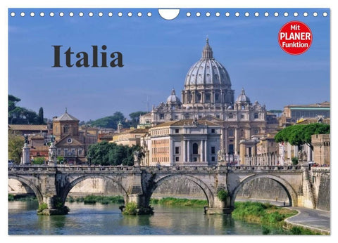 Italia (Wandkalender 2027 DIN A4 quer), CALVENDO Monatskalender