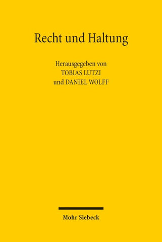 Recht und Haltung