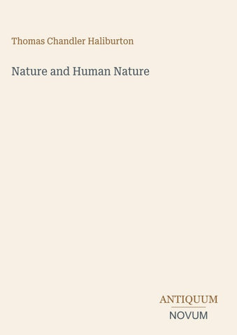 Nature and Human Nature