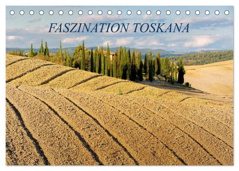 Faszination Toskana (Tischkalender 2027 DIN A5 quer), CALVENDO Monatskalender