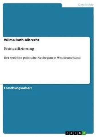 Entnazifizierung