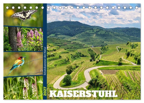 Kaiserstuhl, Schatzkammer der Natur (Tischkalender 2027 DIN A5 quer), CALVENDO Monatskalender