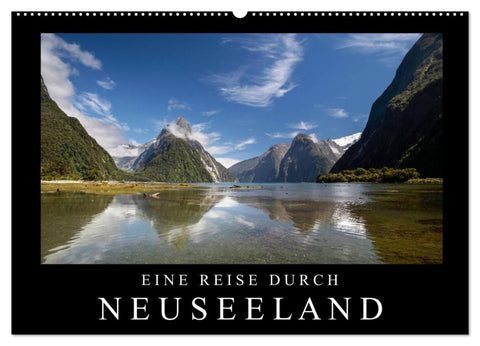 Eine Reise durch Neuseeland (Wandkalender 2027 DIN A2 quer), CALVENDO Monatskalender
