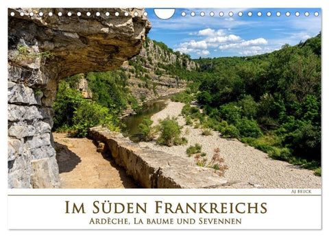 Im Süden Frankreichs - Ardèche, La Baume und Sevennen (Wandkalender 2027 DIN A4 quer), CALVENDO Monatskalender