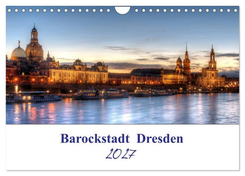 Barockstadt Dresden (Wandkalender 2027 DIN A4 quer), CALVENDO Monatskalender