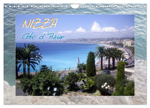 Nizza, Côte d'Azur (Wandkalender 2026 DIN A4 quer), CALVENDO Monatskalender