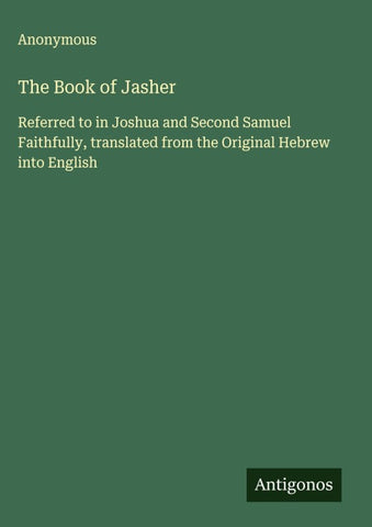 The Book of Jasher