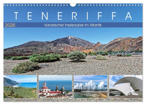TENERIFFA Kanarischer Inselzauber im Atlantik (Wandkalender 2026 DIN A3 quer), CALVENDO Monatskalender