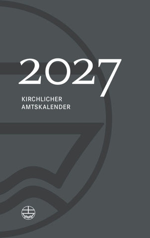 Kirchlicher Amtskalender 2027 – grau