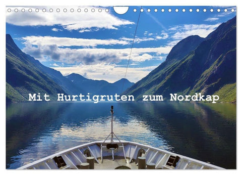 Mit Hurtigruten zum Nordkap (Wandkalender 2026 DIN A4 quer), CALVENDO Monatskalender