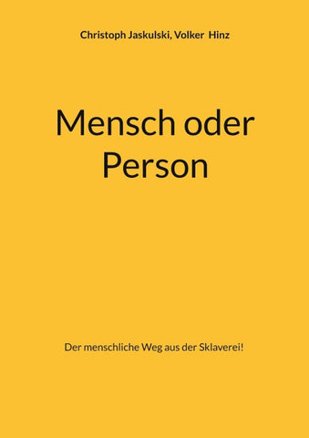Mensch oder Person