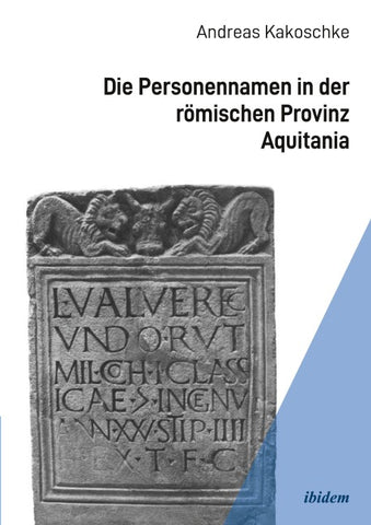 Die Personennamen in der römischen Provinz Aquitania