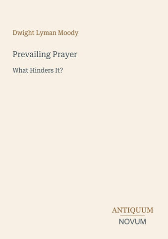 Prevailing Prayer