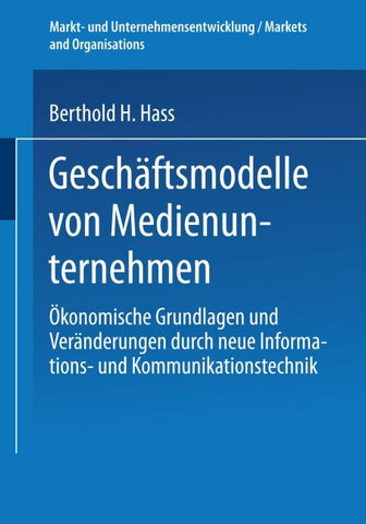 Geschäftsmodelle von Medienunternehmen