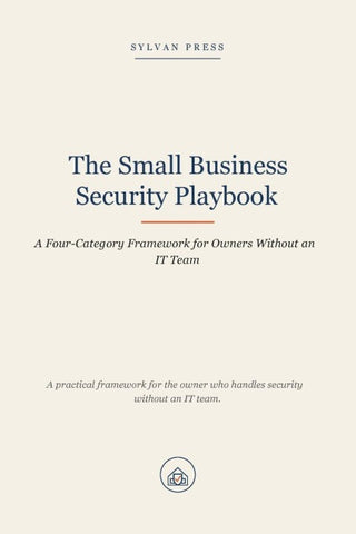 The Small Business Security Playbook