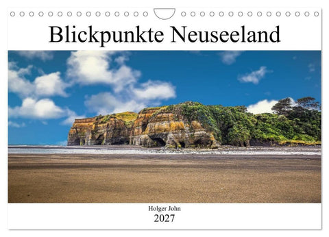 Blickpunkte Neuseeland (Wandkalender 2027 DIN A4 quer), CALVENDO Monatskalender