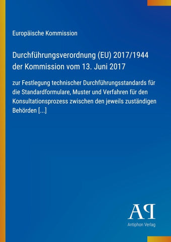 Durchführungsverordnung (EU) 2017/1944 der Kommission vom 13. Juni 2017
