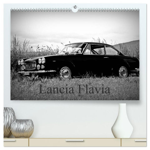 Lancia Flavia (hochwertiger Premium Wandkalender 2026 DIN A2 quer), Kunstdruck in Hochglanz