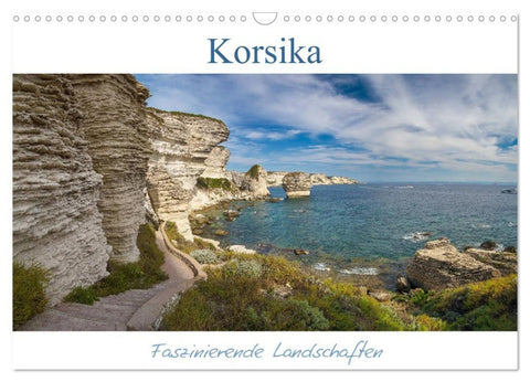Korsika - Faszinierende Landschaften (Wandkalender 2027 DIN A3 quer), CALVENDO Monatskalender