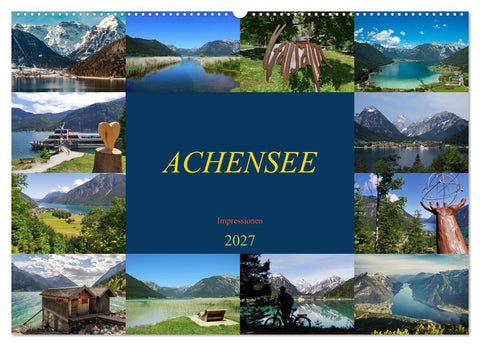ACHENSEE Impressionen (Wandkalender 2027 DIN A2 quer), CALVENDO Monatskalender