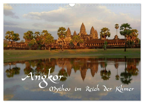 Angkor - Mythos im Reich der Khmer (Wandkalender 2027 DIN A3 quer), CALVENDO Monatskalender