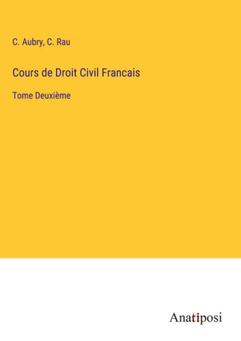 Cours de Droit Civil Francais