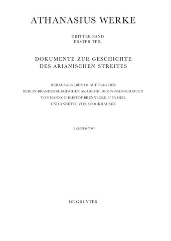 Bis zum Vorabend der Synode von Konstantinopel (381)
