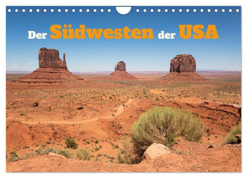 Der Südwesten der USA (Wandkalender 2027 DIN A4 quer), CALVENDO Monatskalender