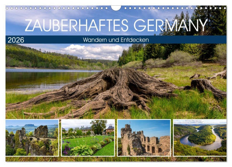 Zauberhaftes Germany (Wandkalender 2026 DIN A3 quer), CALVENDO Monatskalender