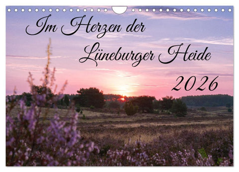 Im Herzen der Lüneburger Heide (Wandkalender 2026 DIN A4 quer), CALVENDO Monatskalender