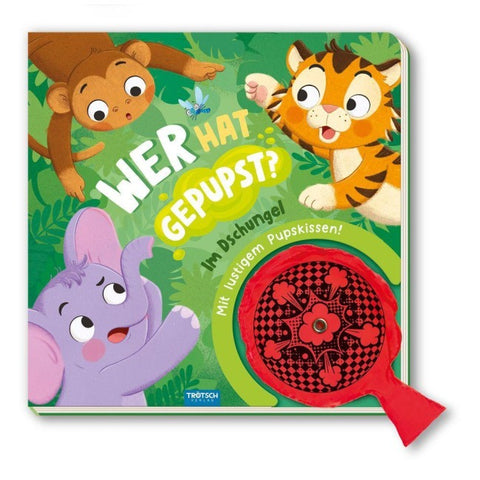 TRÖTSCH - Spielbuch Wer hat gepupst? Im Dschungel| Ab 3 Jahren