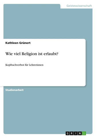 Wie viel Religion ist erlaubt?