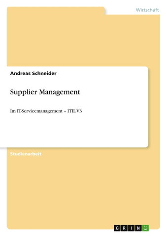 Supplier Management
