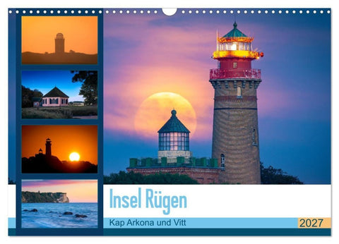 Insel Rügen - Kap Arkona und Vitt (Wandkalender 2027 DIN A3 quer), CALVENDO Monatskalender