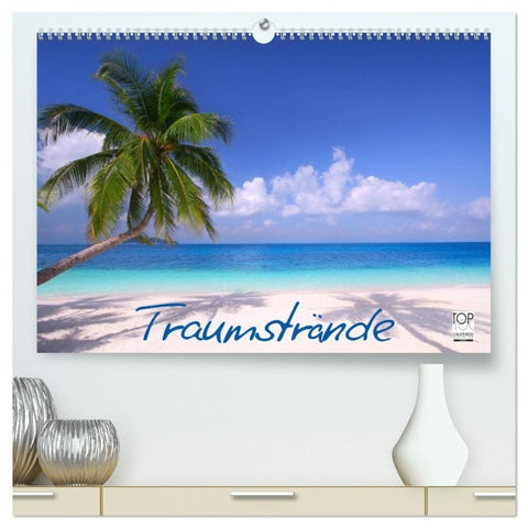 Traumstrände (hochwertiger Premium Wandkalender 2027 DIN A2 quer), Kunstdruck in Hochglanz