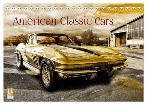 American Classic Cars (Tischkalender 2027 DIN A5 quer), CALVENDO Monatskalender