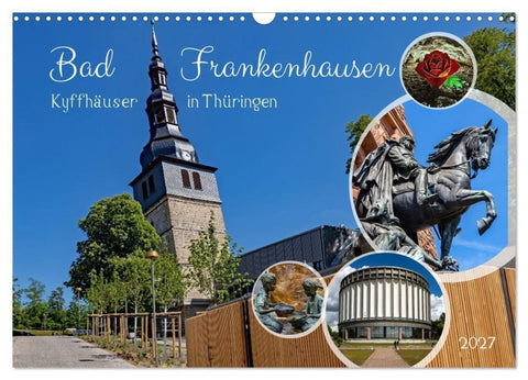 Bad Frankenhausen - Kyffhäuser in Thüringen (Wandkalender 2027 DIN A3 quer), CALVENDO Monatskalender
