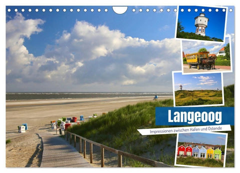 Langeoog 2027. Impressionen zwischen Hafen und Ostende (Wandkalender 2027 DIN A4 quer), CALVENDO Monatskalender