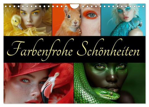 Farbenfrohe Schönheiten (Wandkalender 2027 DIN A4 quer), CALVENDO Monatskalender