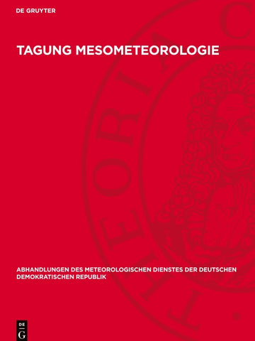 Tagung Mesometeorologie