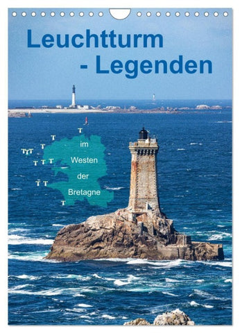 Leuchtturm-Legenden im Westen der Bretagne (Wandkalender 2027 DIN A4 hoch), CALVENDO Monatskalender