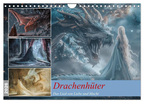 Drachenhüter (Wandkalender 2026 DIN A4 quer), CALVENDO Monatskalender