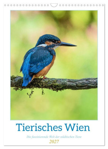 Tierisches Wien (Wandkalender 2027 DIN A3 hoch), CALVENDO Monatskalender