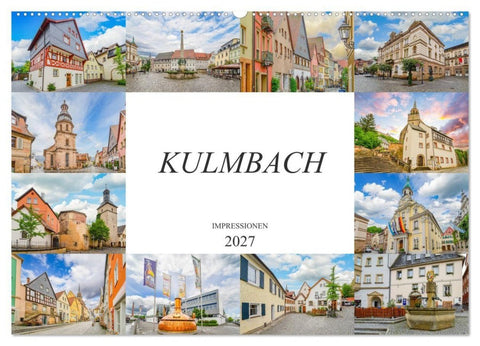Kulmbach Impressionen (Wandkalender 2027 DIN A2 quer), CALVENDO Monatskalender