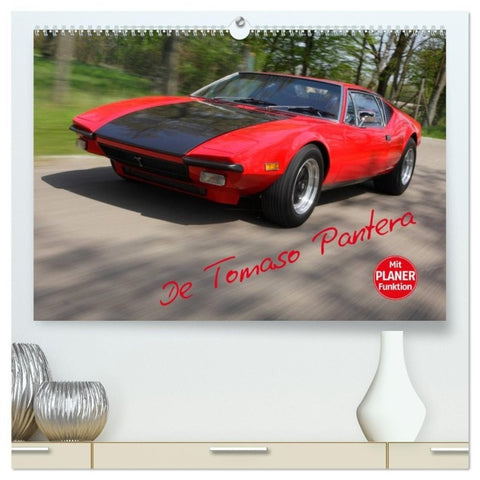 De Tomaso Pantera (hochwertiger Premium Wandkalender 2027 DIN A2 quer), Kunstdruck in Hochglanz