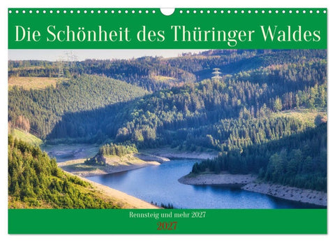 Die Schönheit des Thüringer Waldes (Wandkalender 2027 DIN A3 quer), CALVENDO Monatskalender